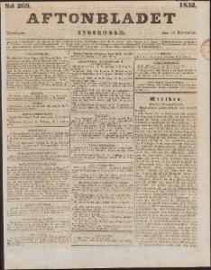 Aftonbladet 1832-11-15