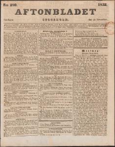 Aftonbladet 1832-11-28