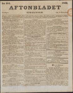 Aftonbladet 1832-11-29