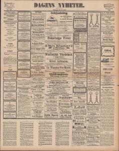 Sida 1 Dagens Nyheter 1890-04-29