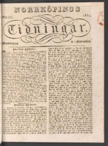 Norrköpings Tidningar Onsdagen den 30 November 1831