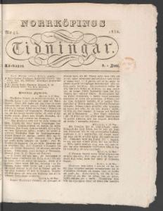 Norrköpings Tidningar Juni 1832