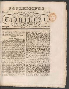 Norrköpings Tidningar November 1833