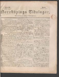 Norrköpings Tidningar December 1840