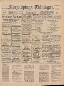 Norrköpings Tidningar Måndagen den 13 Januari 1890