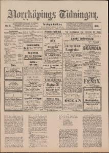 Norrköpings Tidningar Torsdagen den 16 Januari 1890