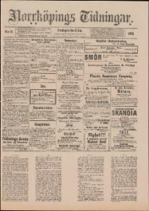 Norrköpings Tidningar Fredagen den 17 Januari 1890