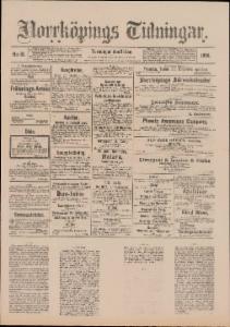 Norrköpings Tidningar Torsdagen den 23 Januari 1890