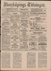 Norrköpings Tidningar Tisdagen den 28 Januari 1890