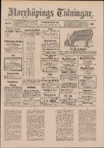 Norrköpings Tidningar Torsdagen den 30 Januari 1890