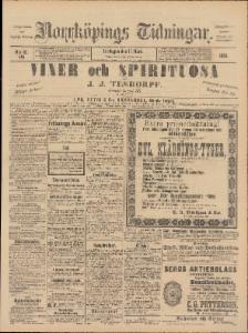Norrköpings Tidningar Lördagen den 15 Mars 1890