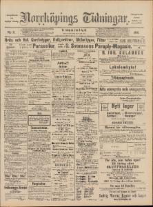 Norrköpings Tidningar Torsdagen den 3 April 1890