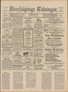 Norrköpings Tidningar Juli 1890