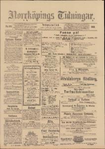 Norrköpings Tidningar Tisdagen den 15 Juli 1890