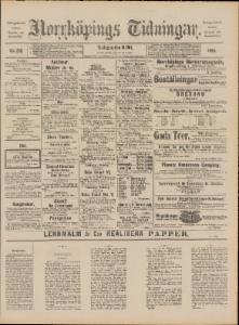 Norrköpings Tidningar Tisdagen den 14 Oktober 1890