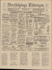 Norrköpings Tidningar Tisdagen den 4 November 1890