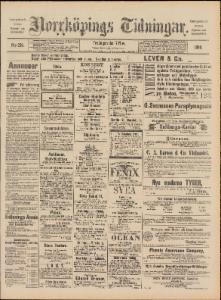 Norrköpings Tidningar Fredagen den 7 November 1890