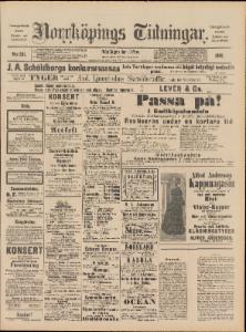 Norrköpings Tidningar Måndagen den 10 November 1890