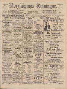 Norrköpings Tidningar Onsdagen den 19 November 1890