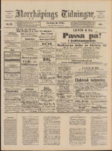 Norrköpings Tidningar Torsdagen den 20 November 1890