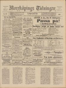 Norrköpings Tidningar Fredagen den 28 November 1890